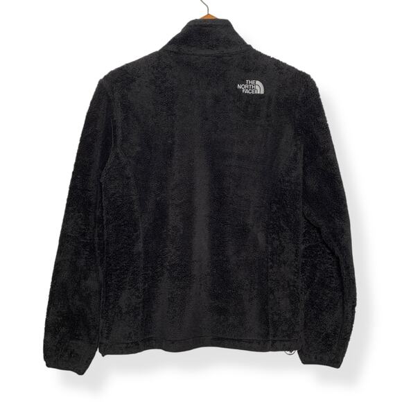 The North Face women's black Osito fuzzy fleece full zip up jacket Small - Picture 2 of 13